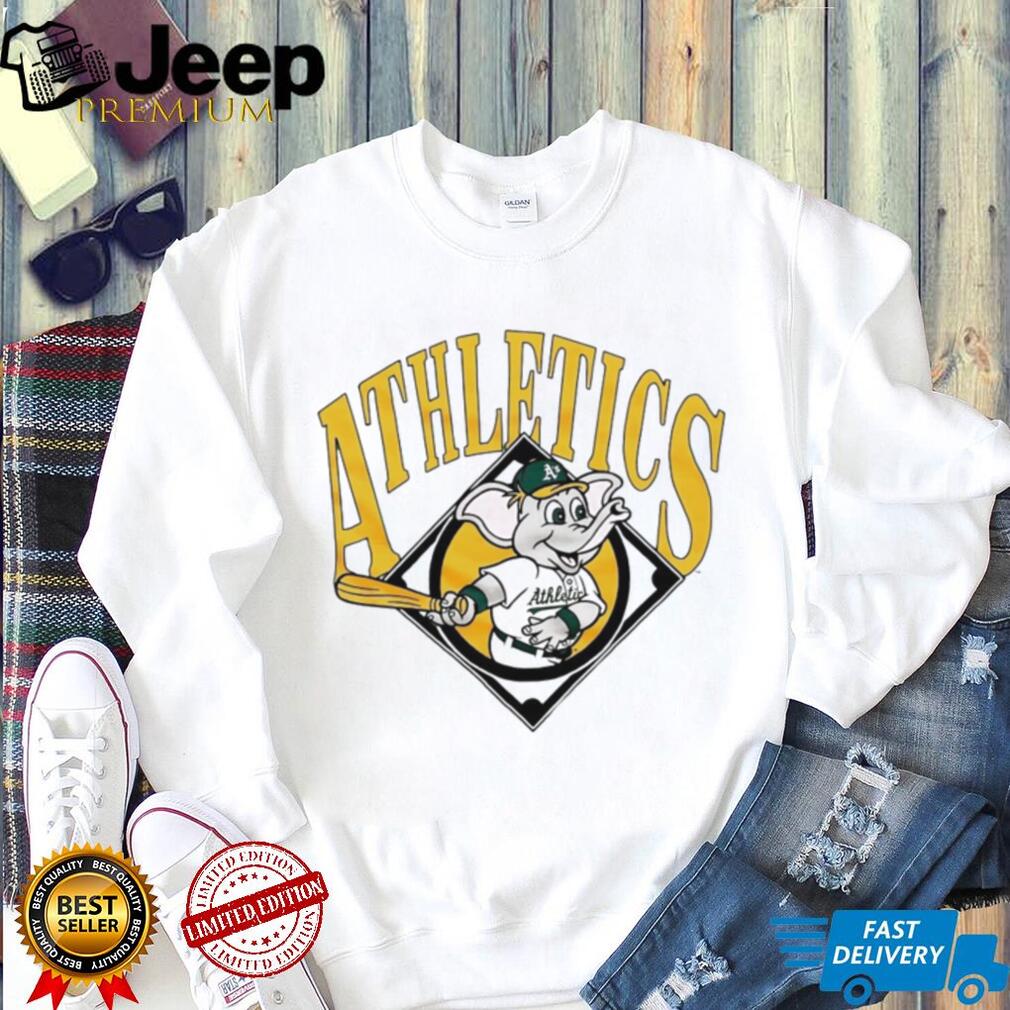 Oakland Athletics Stomper Mascot Retro Baseball T Shirt