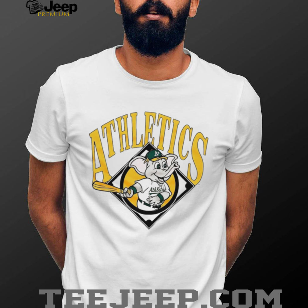 Oakland Athletics Stomper Mascot Retro Baseball T Shirt