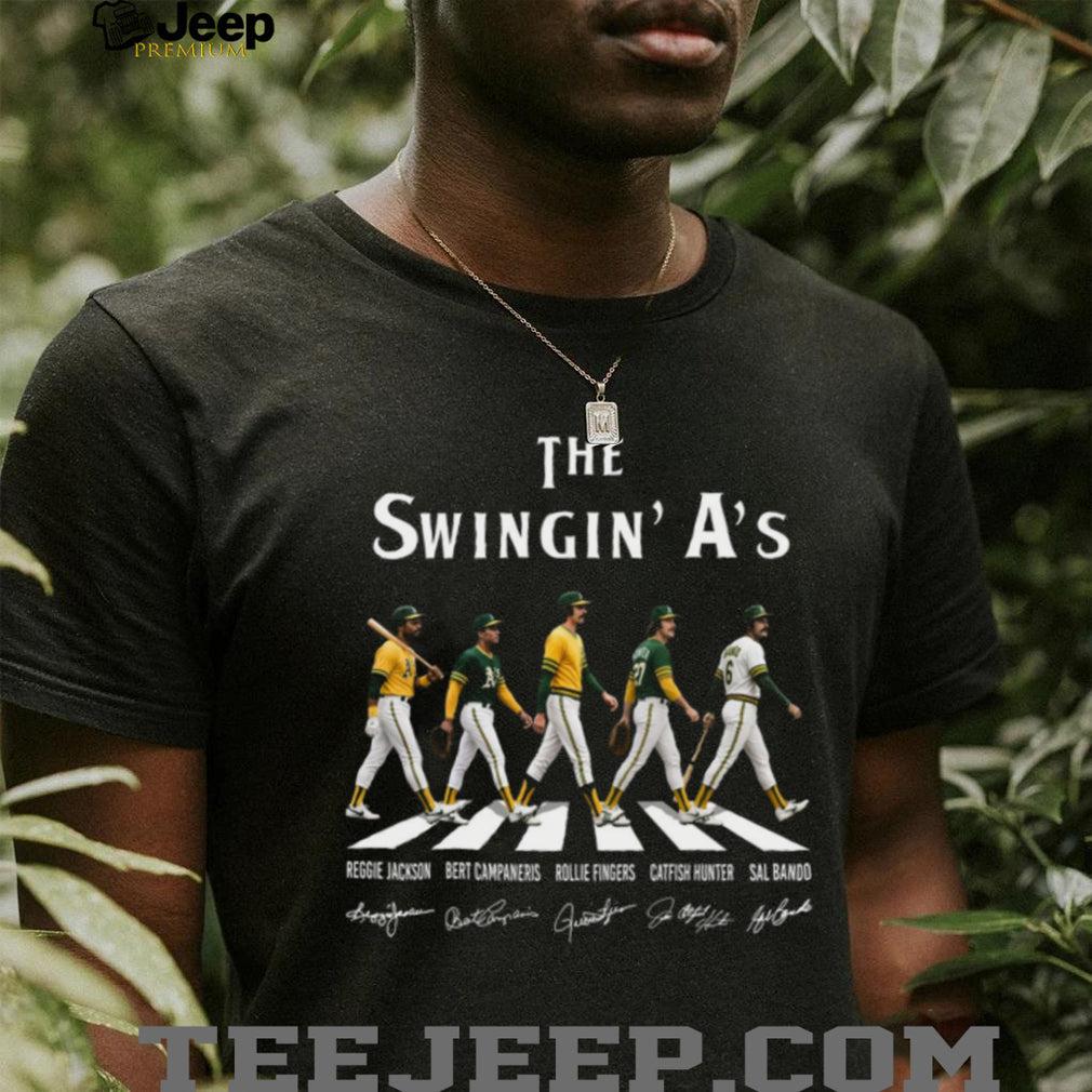 Oakland Athletics Swingin A’s MLB Baseball Dynasty Retro Style Men Women Fans Shirt