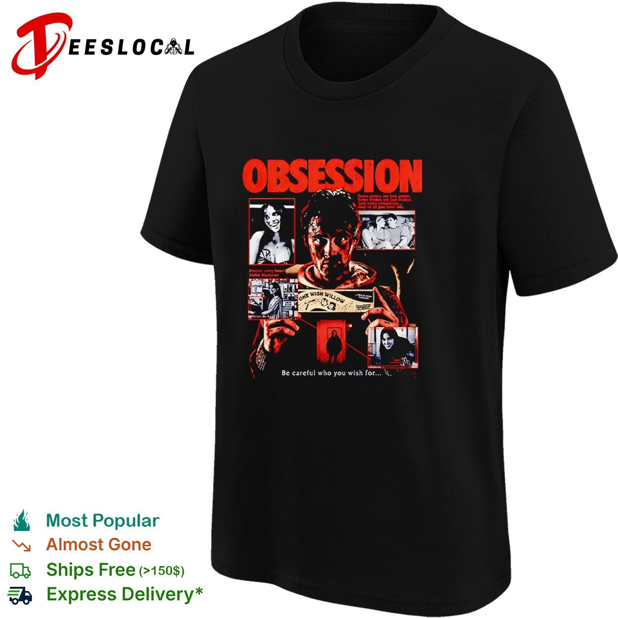 Obsession one wish willow horror movie poster shirt