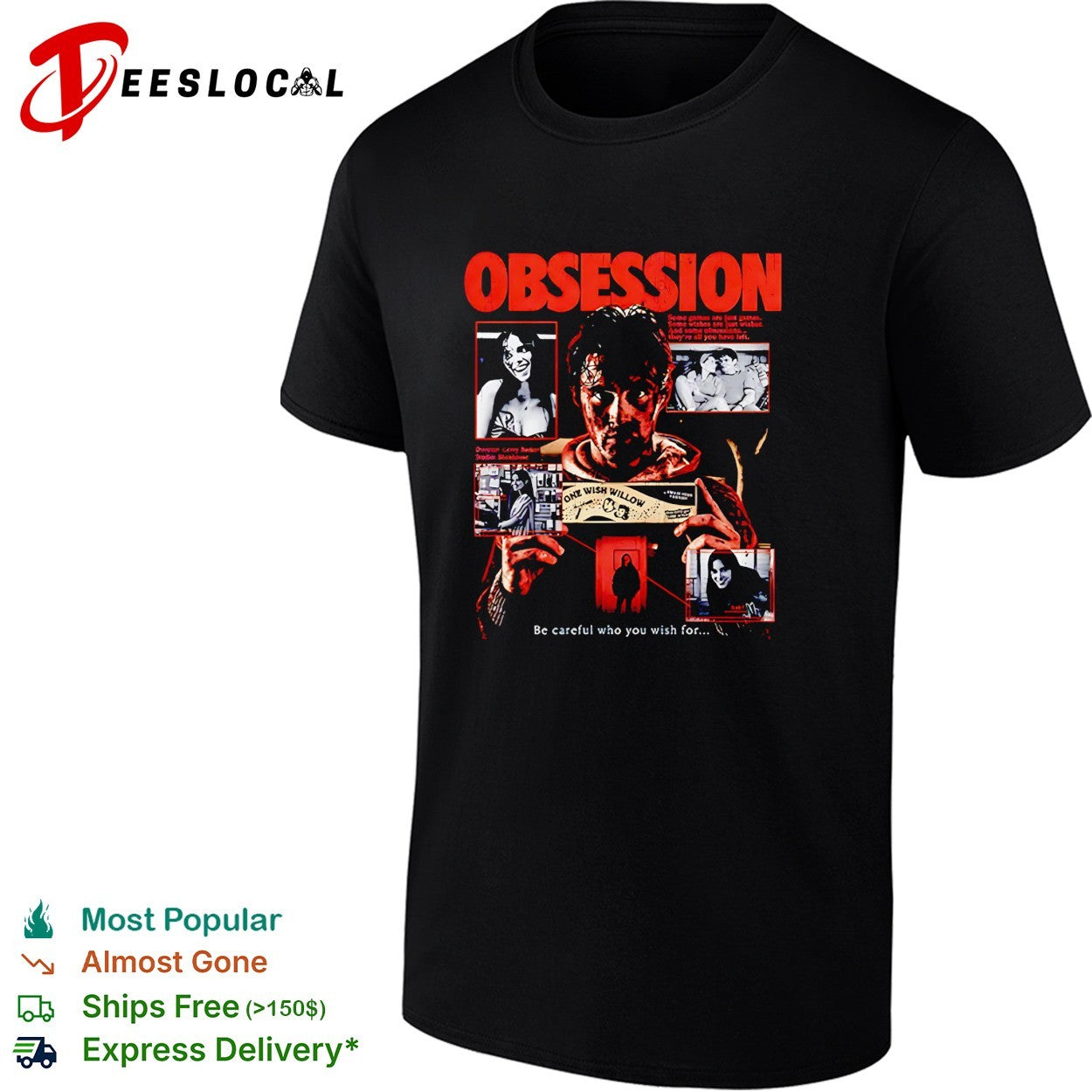 Obsession one wish willow horror movie poster shirt