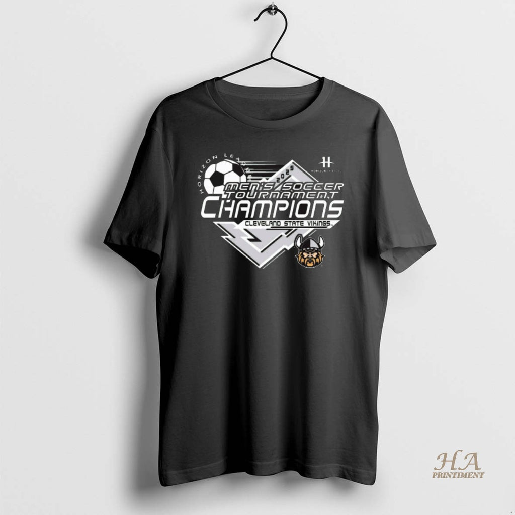Official 2025 Horizon League Mens Soccer Tournament Champions Cleveland State Vikings