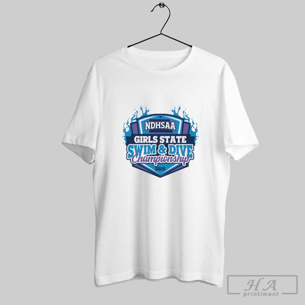 Official 2025 Ndhsaa Girls Swimming Diving State Meet Qualifiers Performance 2025 Logo