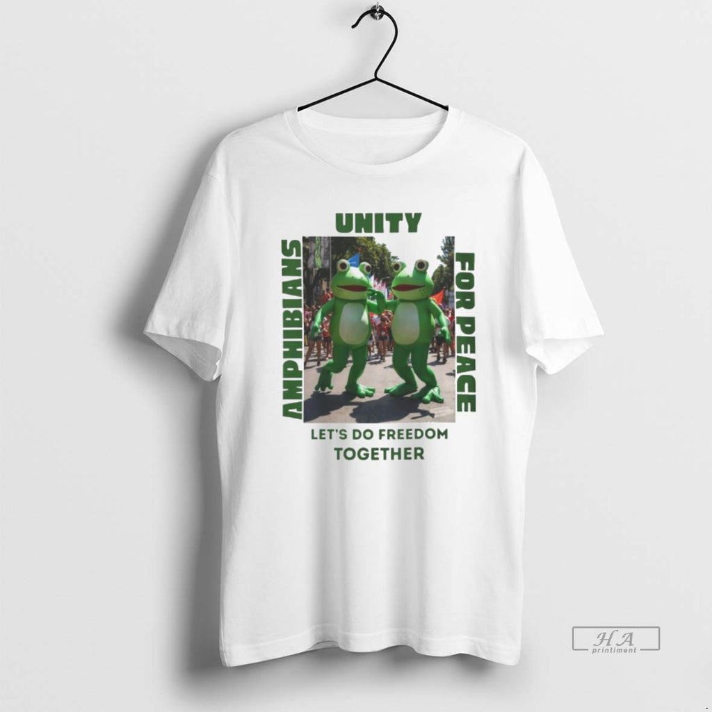 Official Amphibians Unity Frog Peace Lets Do Freedom Together