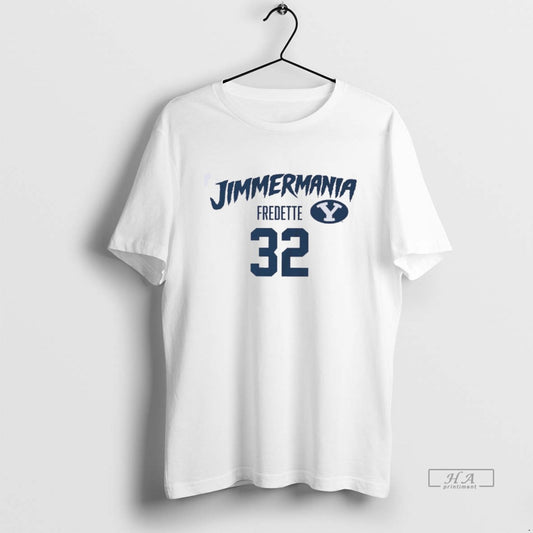 Official Byu Basketball Jimmer Fredette Jimmer Mania T-Shirt, Sweatshirt, Hoodie, Long Sleeve