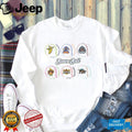 Banana Ball League Teams Logos Aesthetic Baseball T Shirt