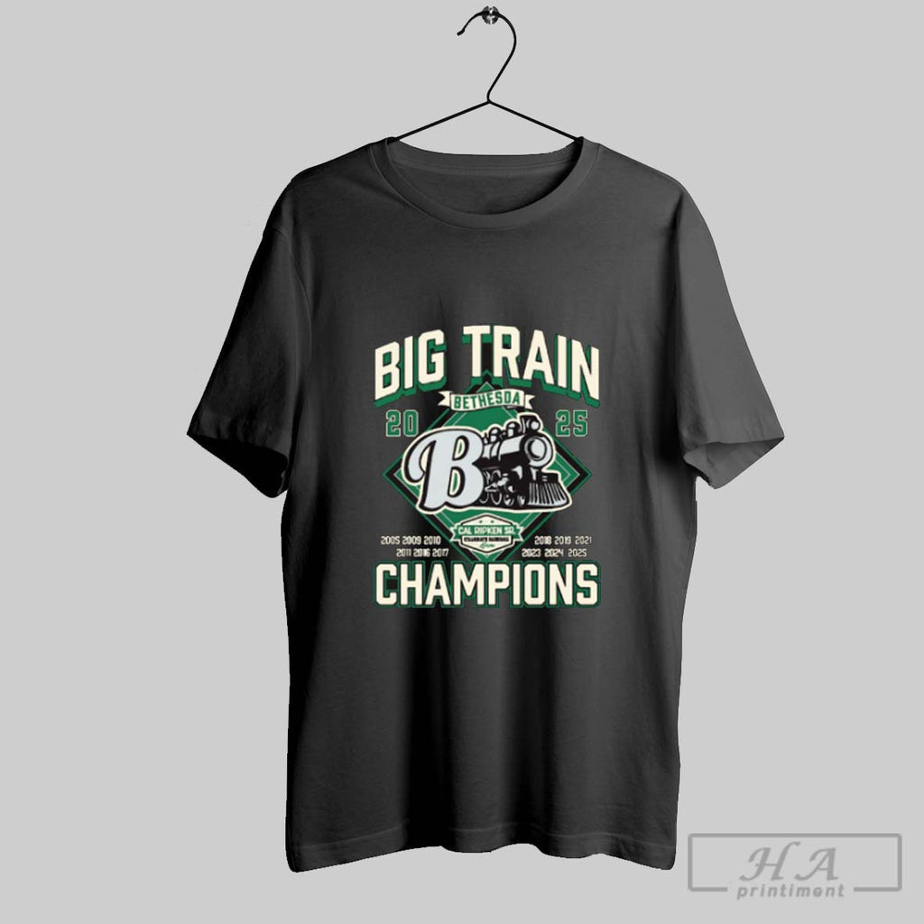 Official Big Train Champions 2025 Bethesda Cal Ripken Sr Collegiate Baseball 2005 2025