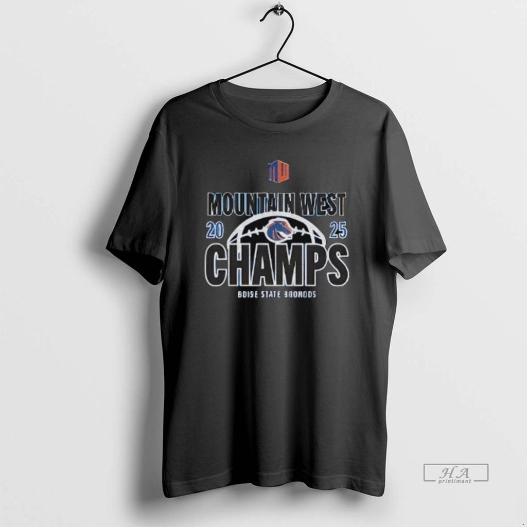 Official Boise State Broncos 2025 Mountain West Champions Locker Room