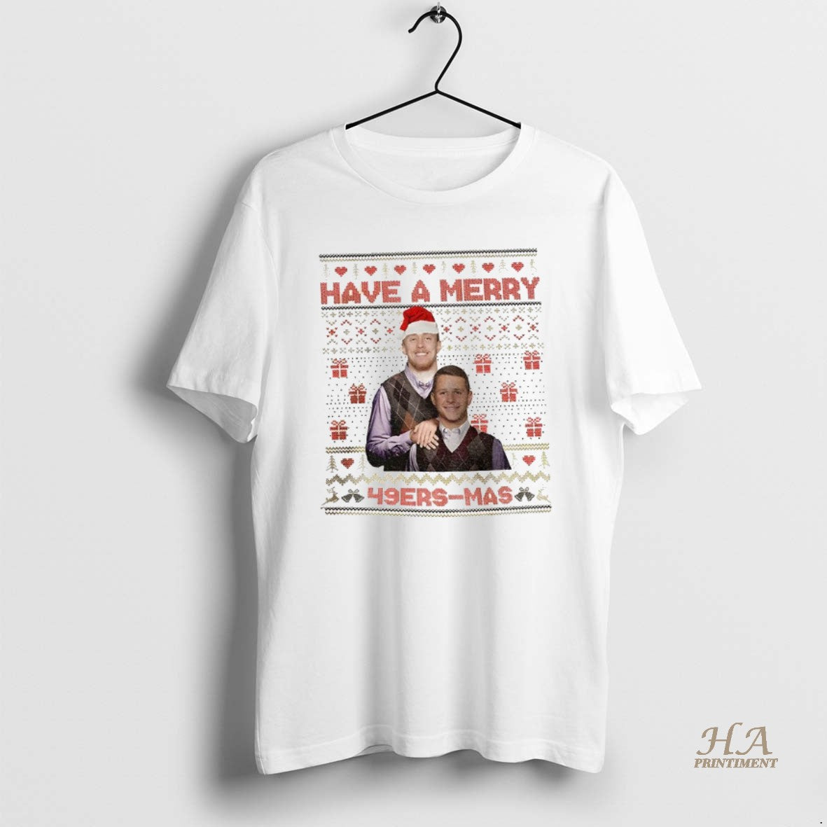 Official Brock Purdy George Kittle San Francisco Football Have A Merry 49ers Mas