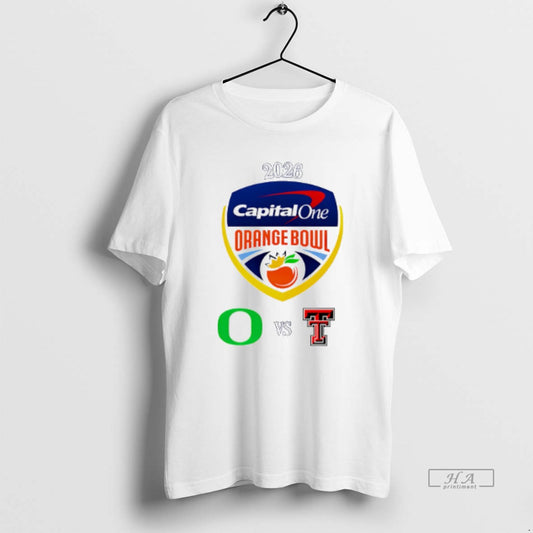 Official Capital One Orange Bowl 2026 Oregon Vs Texas Tech T-Shirts, Hoodie, Sweatshirt | WearSparks.com