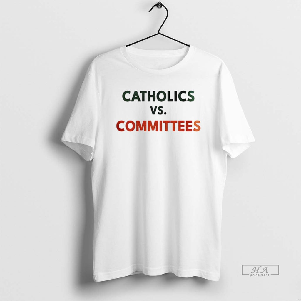 Official Catholics Vs Committees College Football Parody Notre Dame Fighting Irish