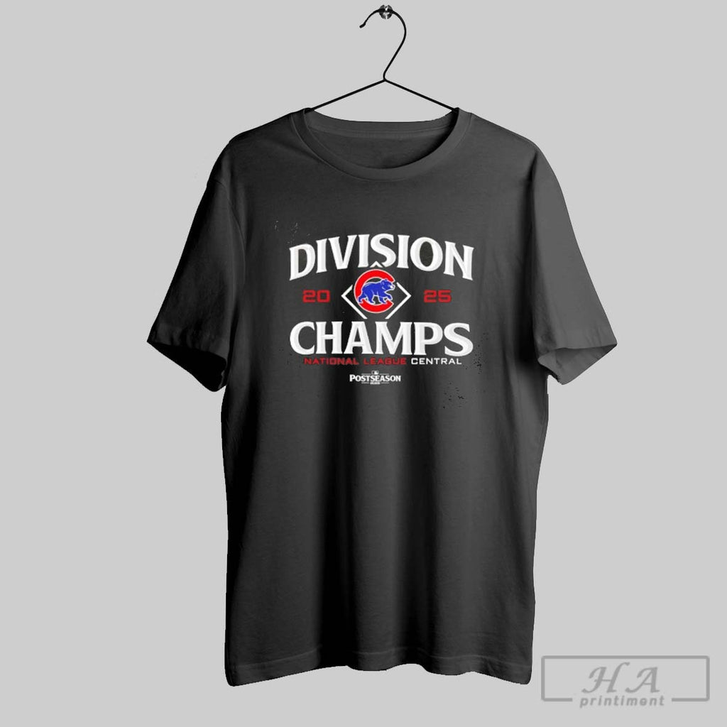 Official Chicago Cubs 2025 Mlb Division Champions Postseason