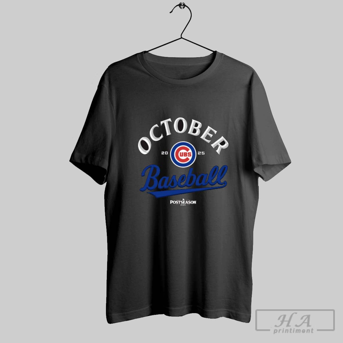 Official Chicago Cubs 2025 Mlb Postseason October Baseball Postseason Locker Room