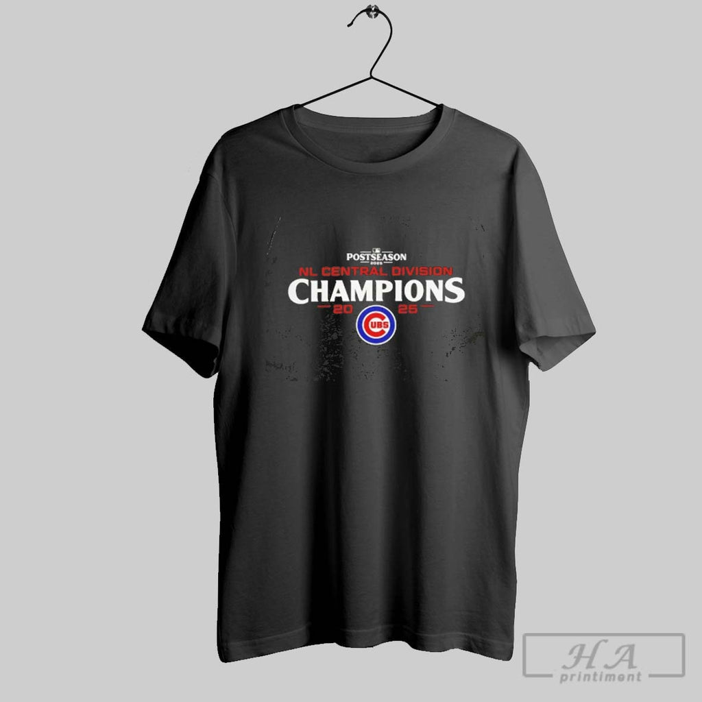 Official Chicago Cubs Nl Central Division Champs 2025 Mlb Postseason