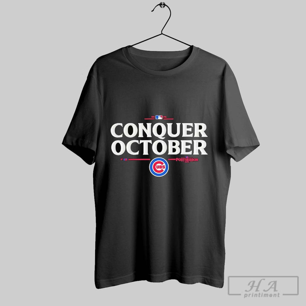 Official Chicago Cubs Conquer October 2025 Mlb Postseason