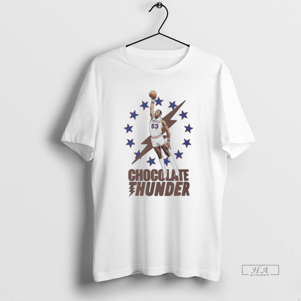 Official Chocolate Thunder Philadelphia 76ers Basketball Player