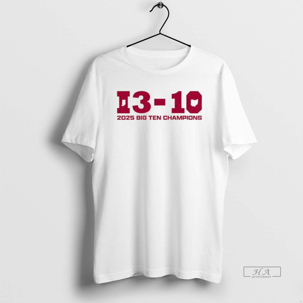 Official Cig Ten Champs Indiana Hoosier Football 13 10 2025 Big10 Champions