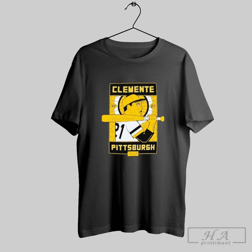 Official Clemente Pittsburgh Rf 21 Baseballism Shirts