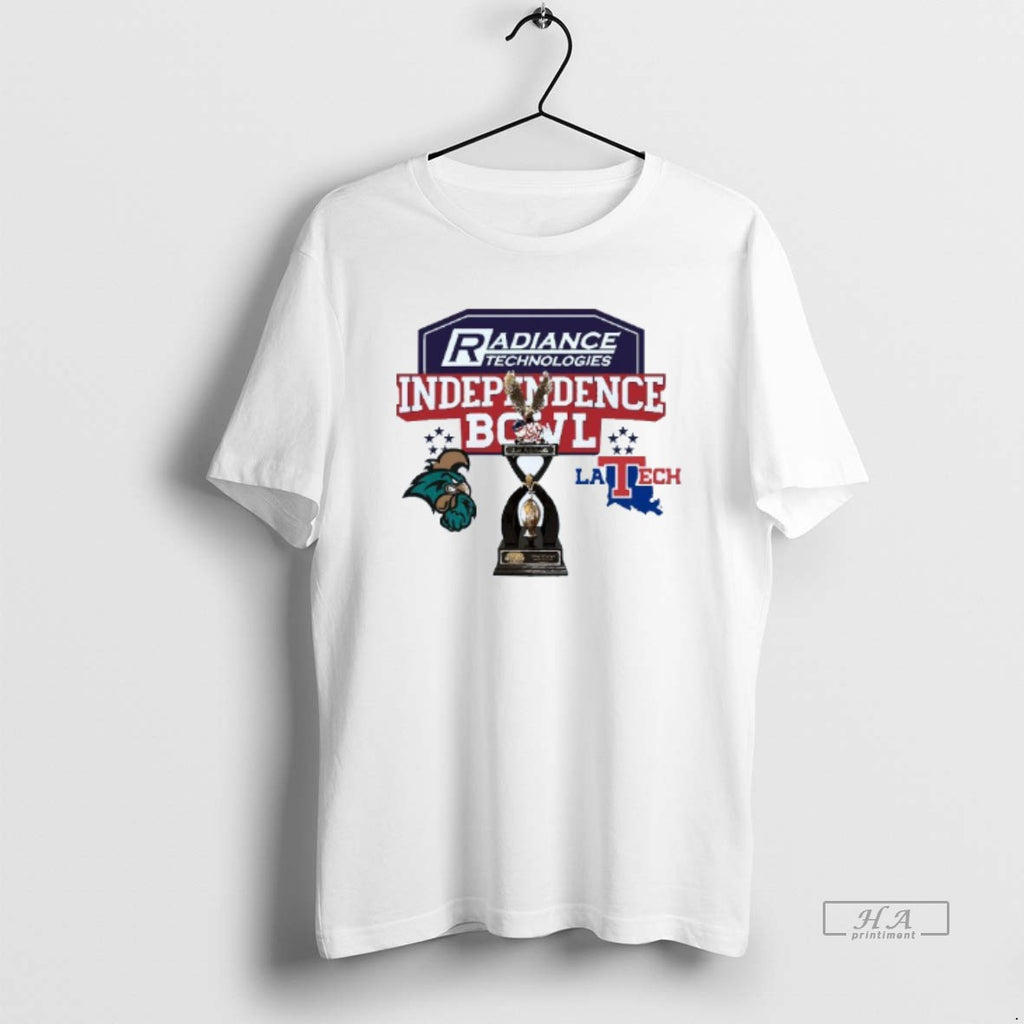 Official Coastal Carolina Chanticleers Vs Louisiana Tech Bulldogs 2025 Radiance Technologies Independence Bowl Mens White