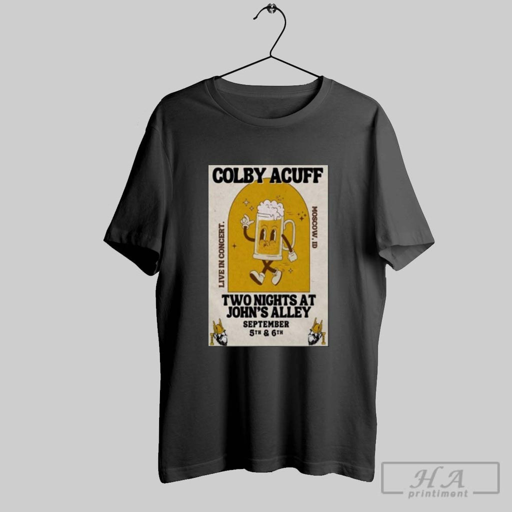 Official Colby Acuff Poster Johns Alley Tavern Sep 6 2025 Moscow Id