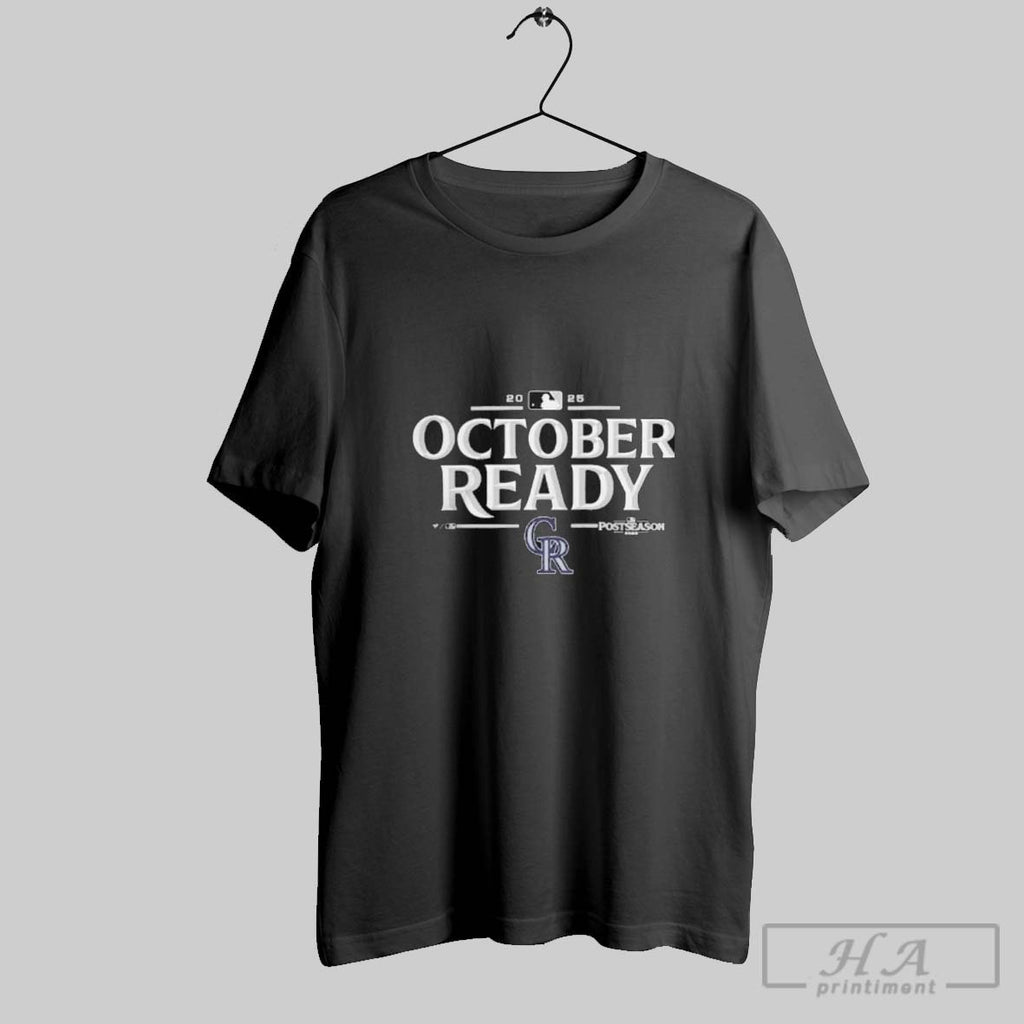 Official Colorado Rockies 2025 October Ready Mlb Postseason