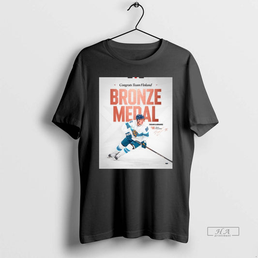 Official Congrats Team Finland Bronze Medal Chicago Blackhawks Teuvo Teravainen Signature T-Shirt, Sweatshirt, Hoodie, Long Sleeve