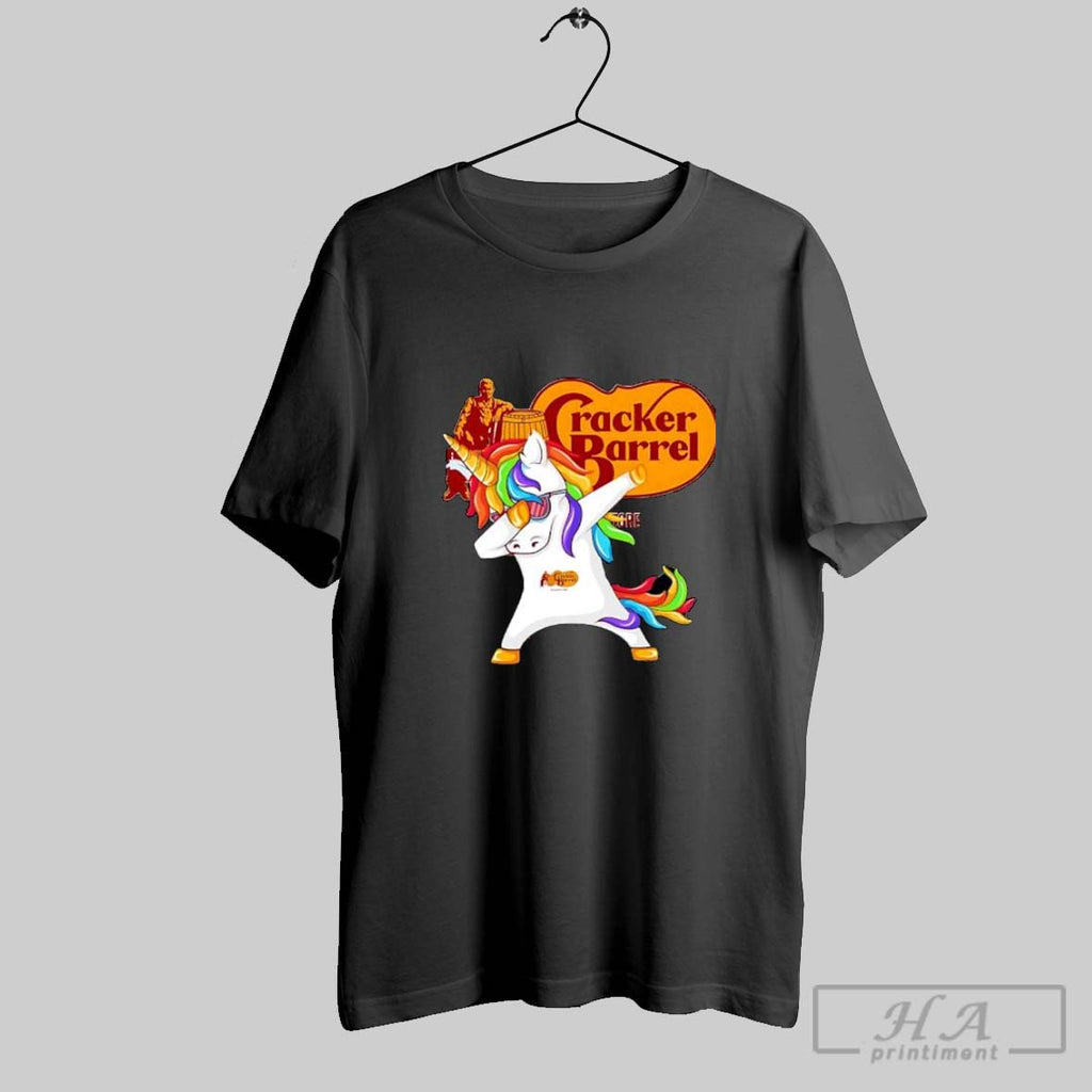 Official Cracker Barrel Old Country Store Dabbing Unicorn Rainbow