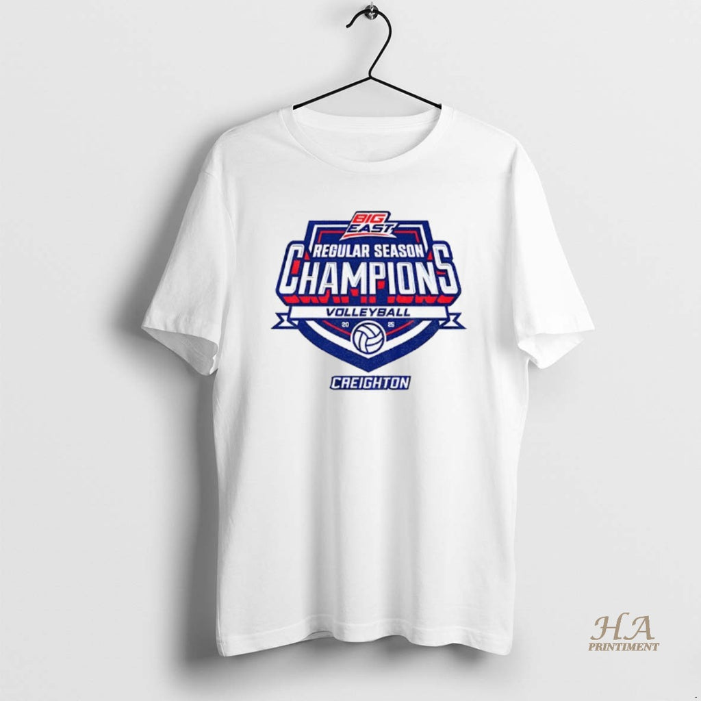 Official Creighton Bluejays Big East Regular Season Champions Volleyball Logo