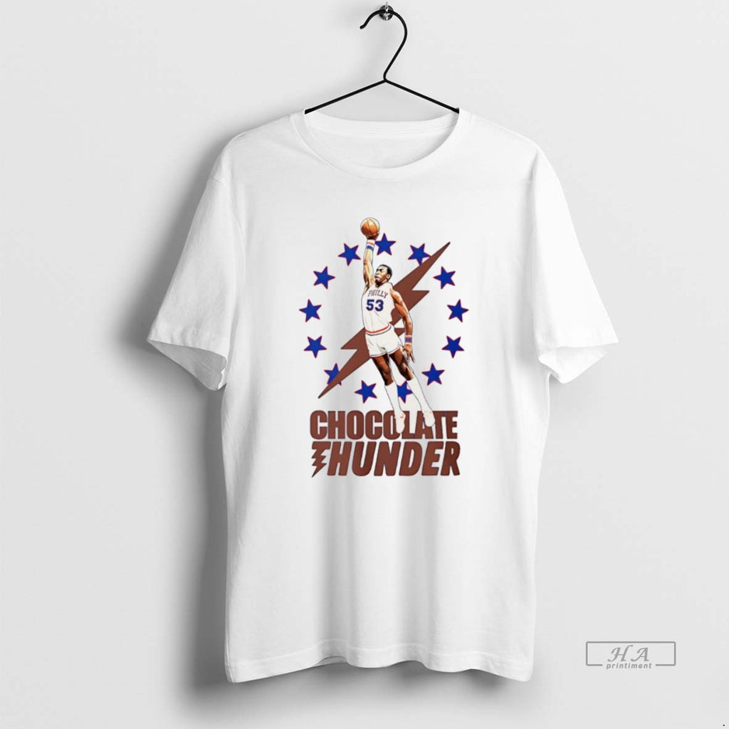 Official Darryl Dawkins Philadelphia 76ers Chocolate Thunder Christmas