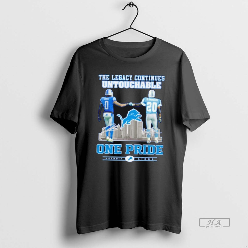 Official Detroit Lions One Pride The Legacy Continues Untouchable 2025