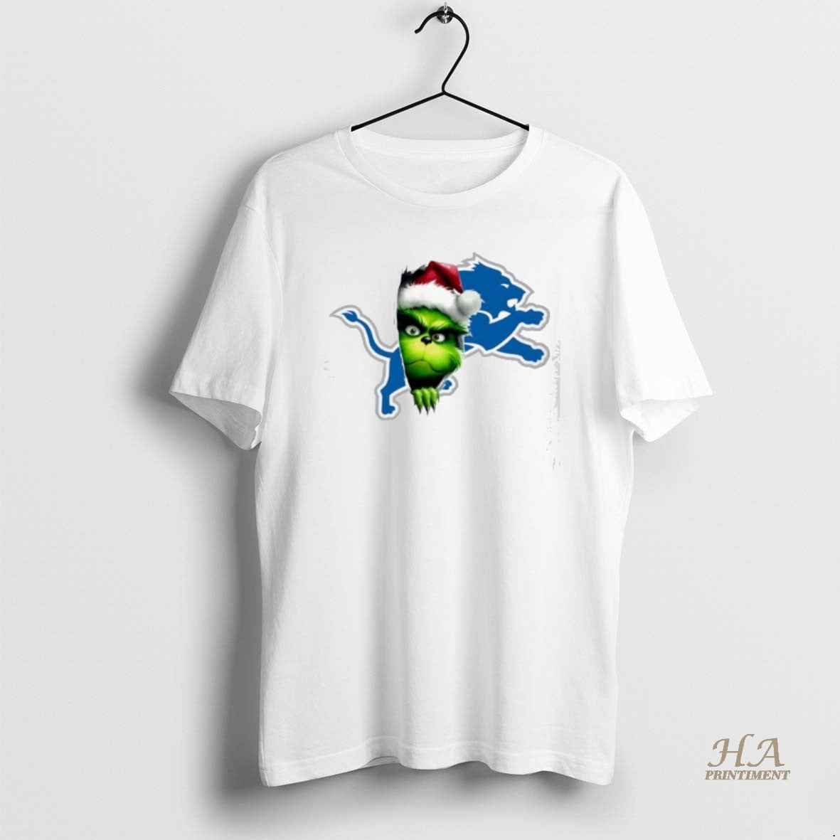 Official Detroit Lions X Grinch Christmas