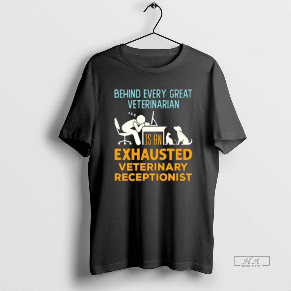 Official Exhausted Veterinary Receptionist Veterinarian Reception