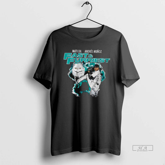 Official Fast Furriest Andres Munoz Seattle Mariners Stylish T-Shirts, Hoodie, Sweatshirt | WearSparks.com