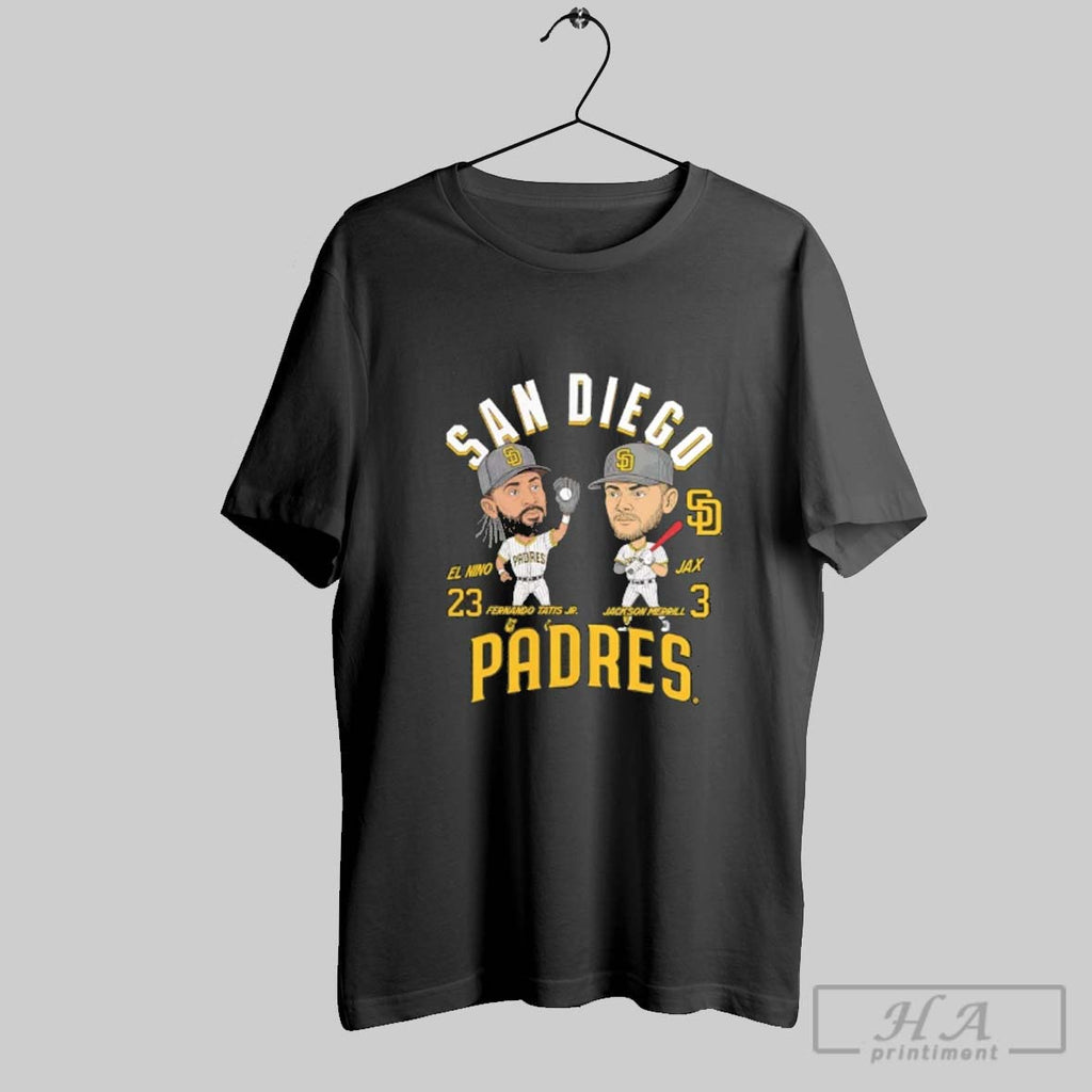 Official Fernando Tatis Jr Jackson Merrill San Diego Padres Caricature