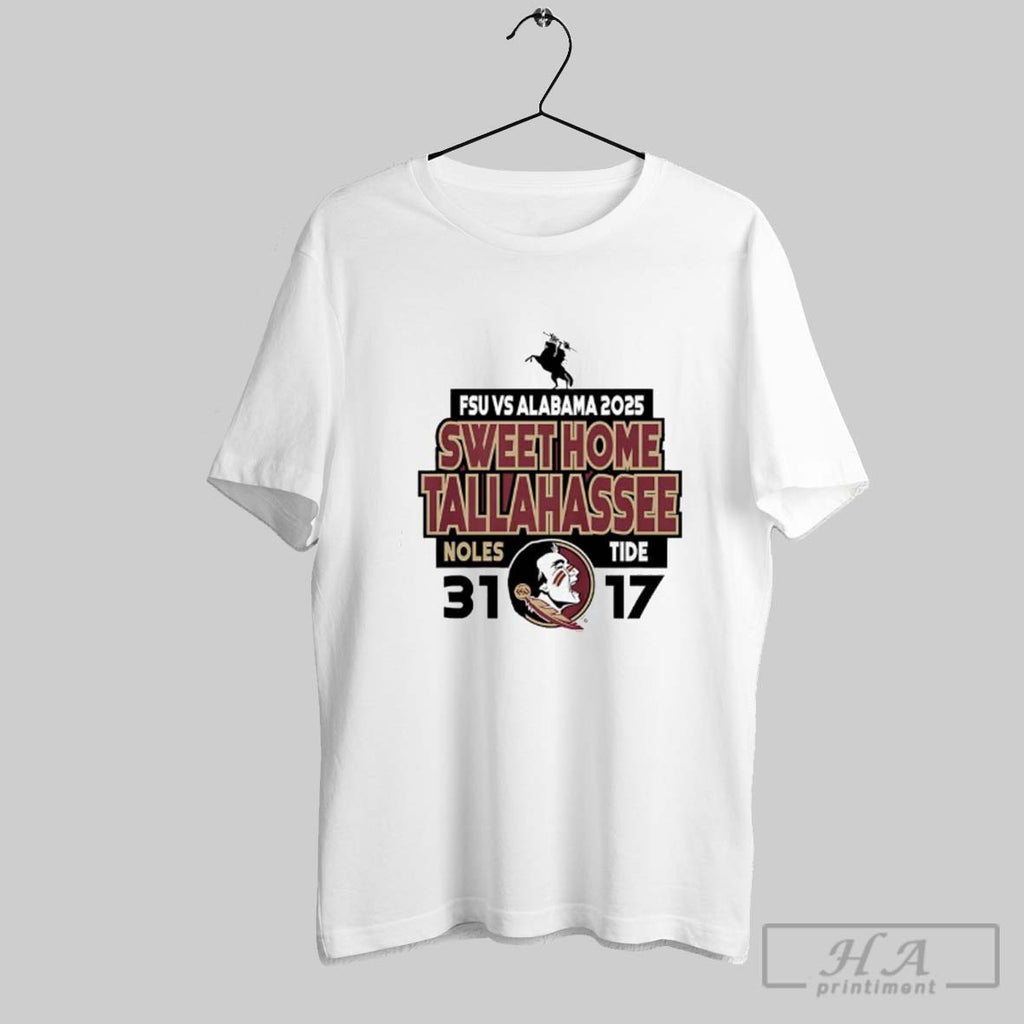 Official Florida State Fsu Vs Alabama Score 2025 Sweet Home Tallahassee Noles Tide 31 17