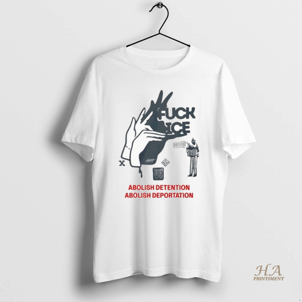 Official Fuck Ice And No Kings Abolish Detention Abolish Deportation Hand