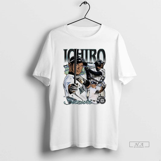 Official Gwdsdlz3 Ichiro Suzuki Seattle Mariners Picture Collage T-Shirts, Hoodie, Sweatshirt | WearSparks.com