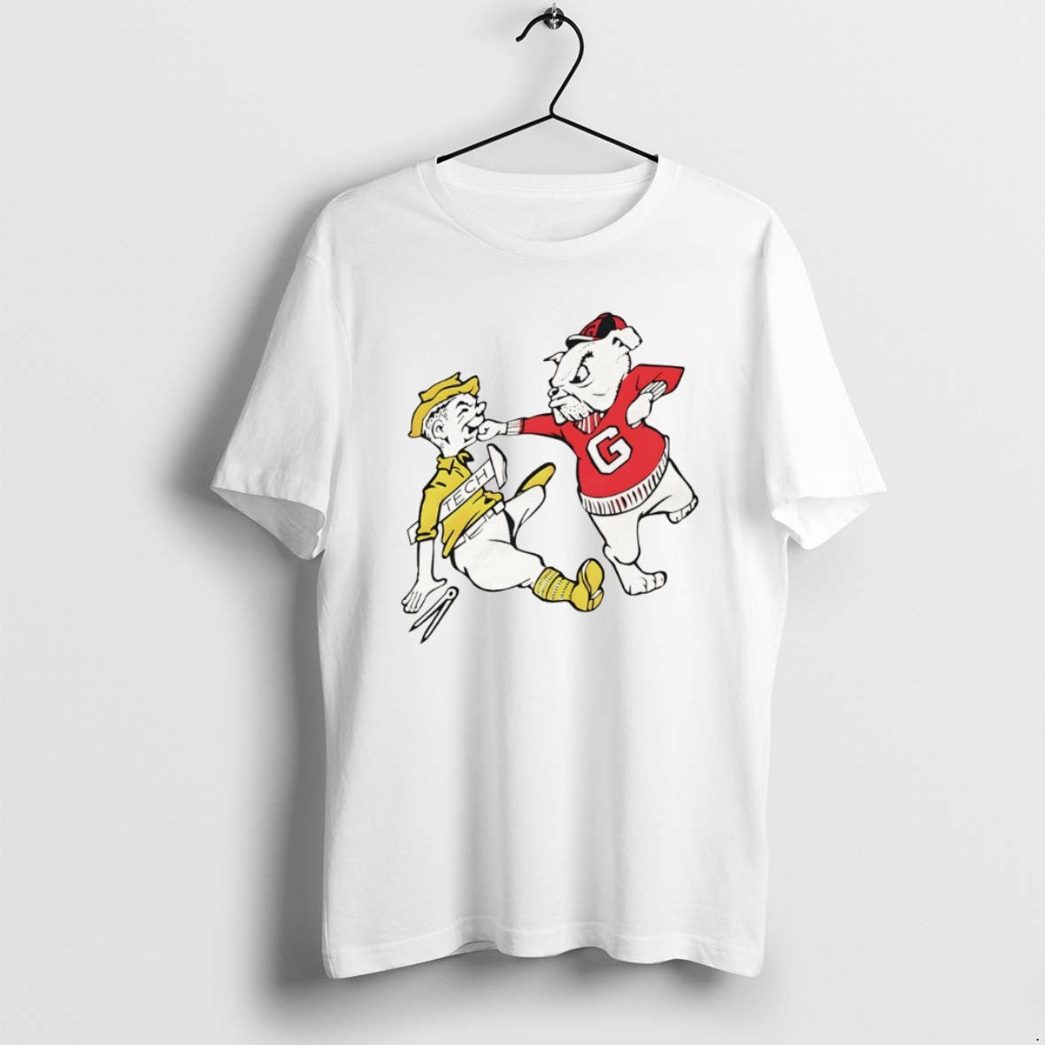 Official Georgia Bulldogs Beat Georgia Tech Yellow Jackets Mascot Meme T-Shirts, Hoodie, Sweatshirt | WearSparks.com