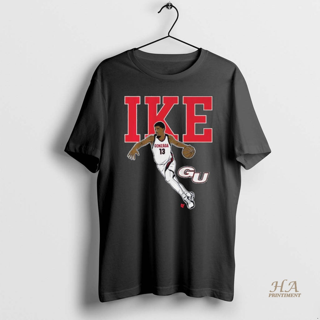 Official Gonzaga Basketball Graham Ike Name Pose Long Sleve