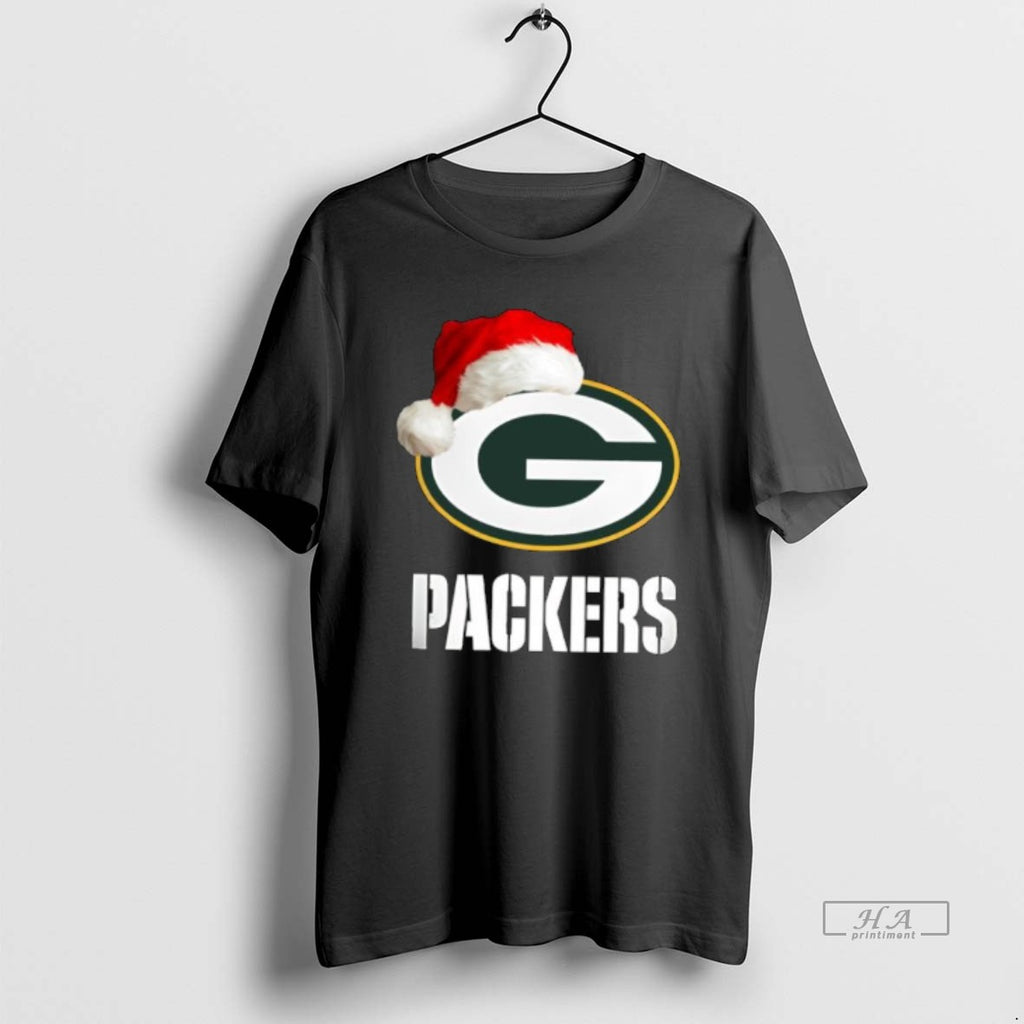 Official Green Bay Packers 2025 Santa Hat Logo Football Christmas