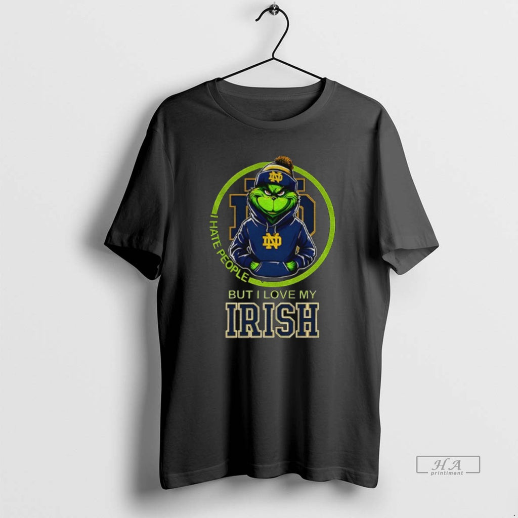 Official Grinch Notre Dame Fighting Irish Football 2025 But I Love My Irish I Hate