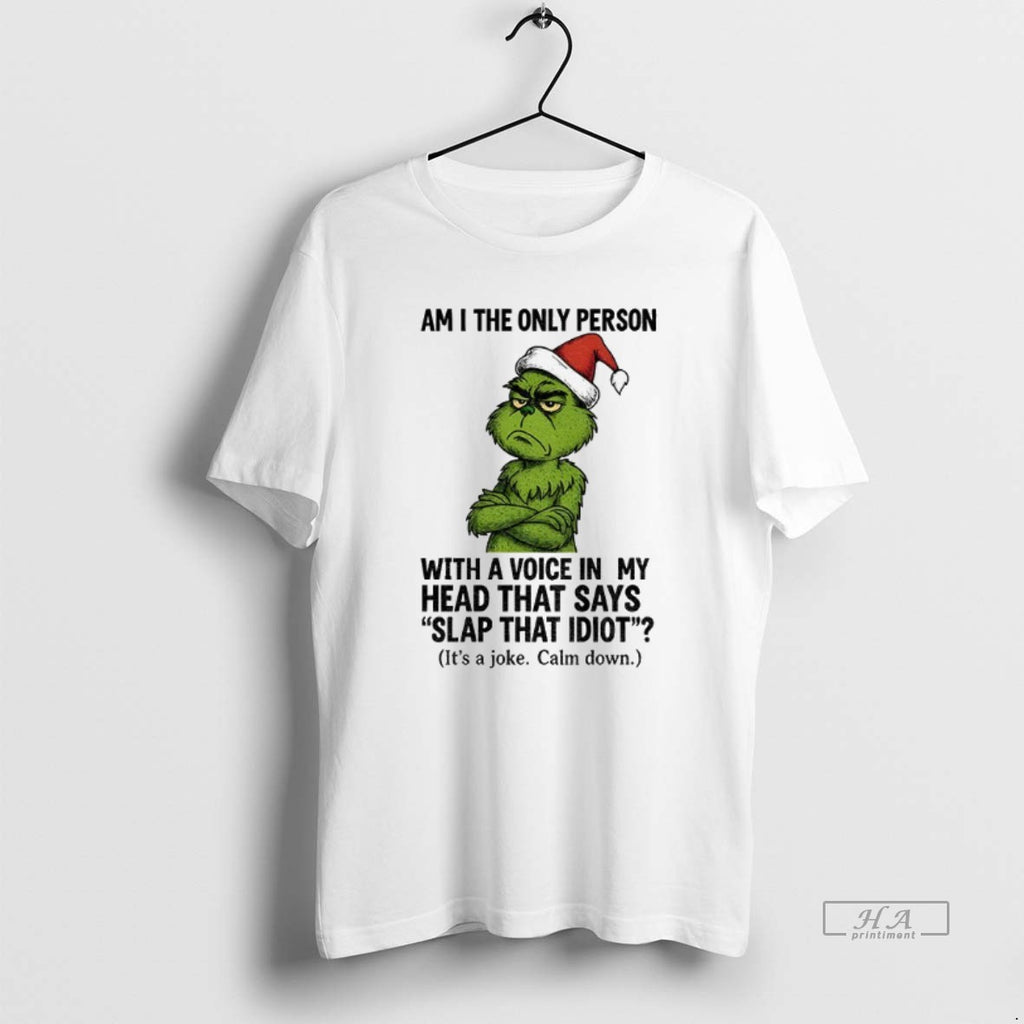 Official Grinch Santa Hat Am I The Only Person With A Voice In My Head