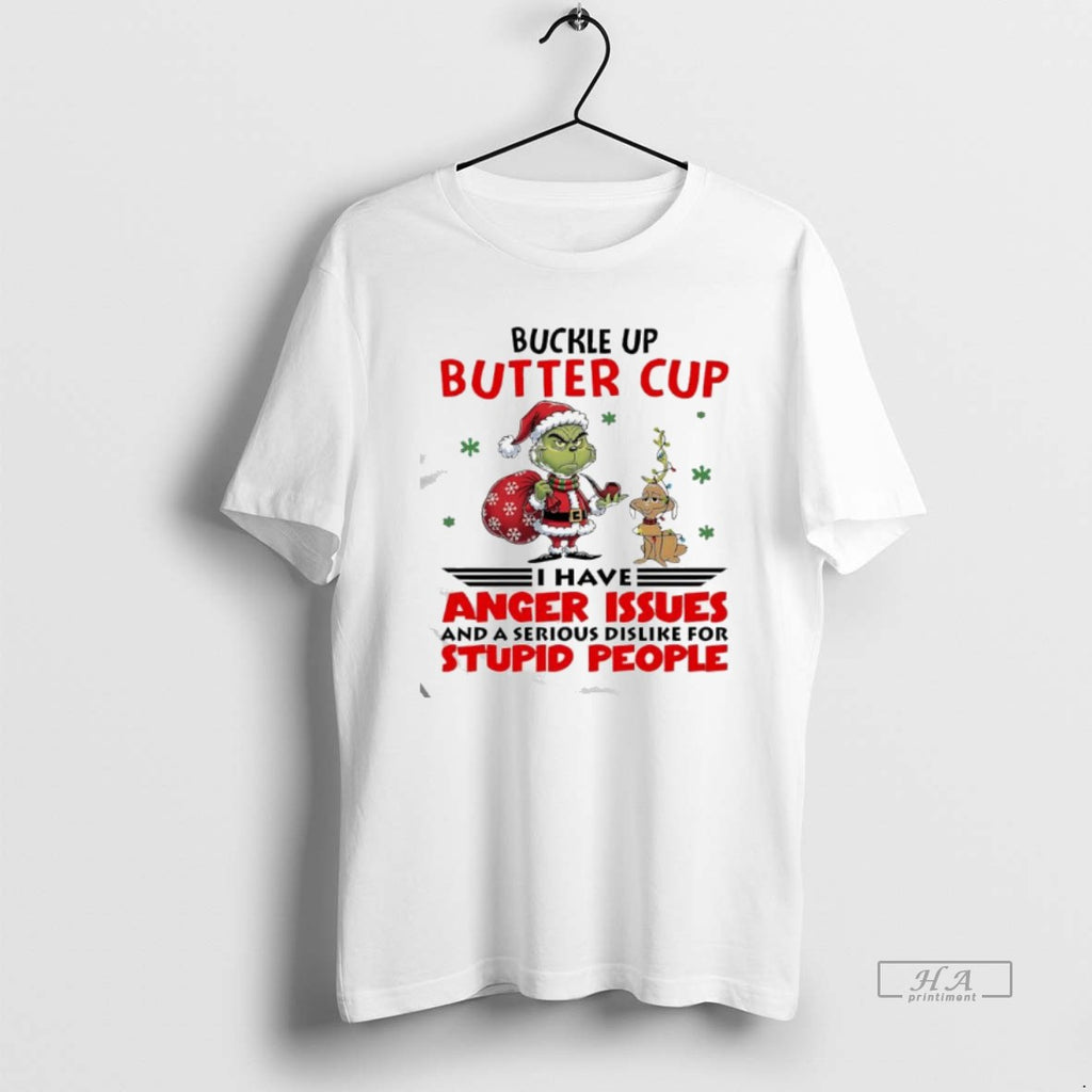 Official Grinch And Dog Max Buckle Up Butter Cup