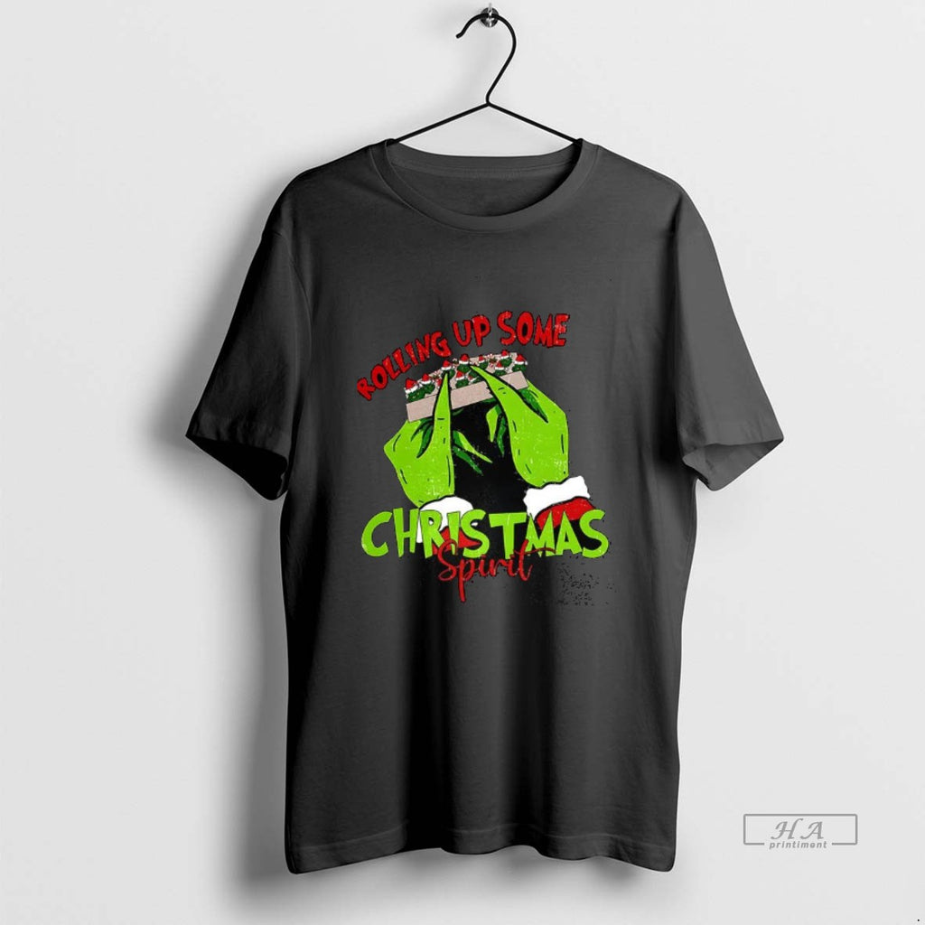 Official Grinch Hands Rolling Up Some Christmas Spirit