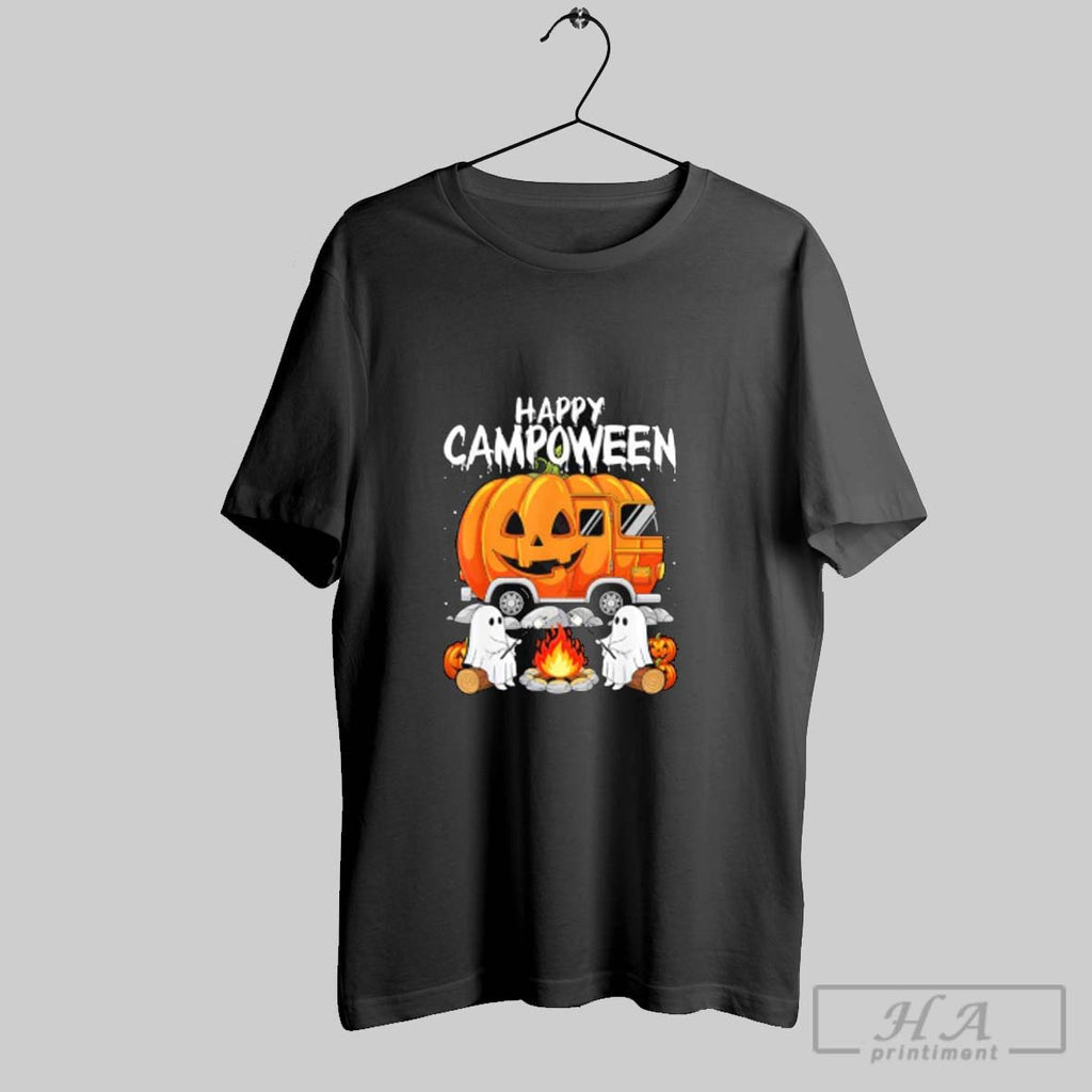 Official Happy Camp O Ween Halloween Camping Ghosts And Campfires