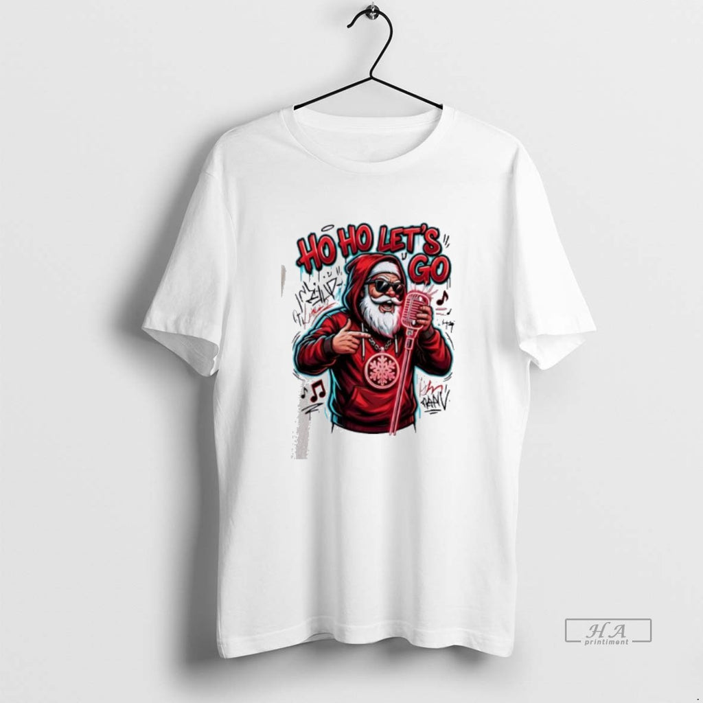 Official Ho Ho Lets Go Hip Hop Santa Christmas