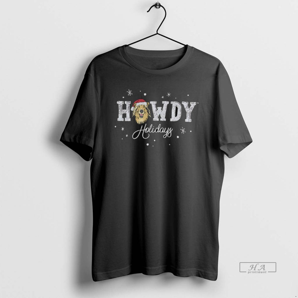 Official Howdy Holidays Dog Santa Claus Merry Christmas