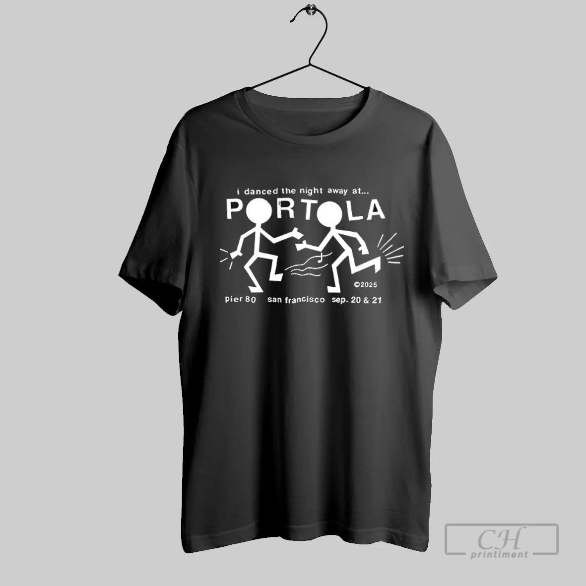 Official I Danced The Night Away At Portola Pier 80 San Francisco T Shirt