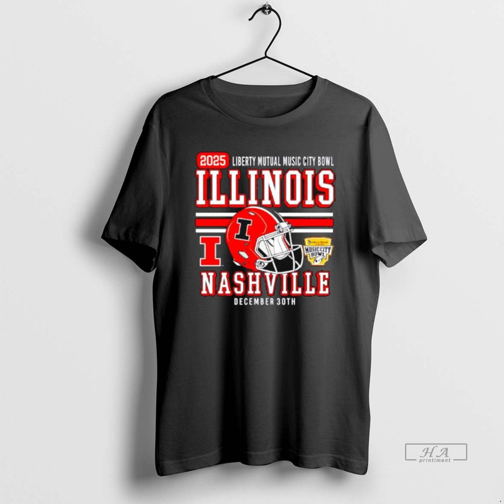 Official Illinois Football 2025 Liberty Mutual Music City Bowl Dec 30th