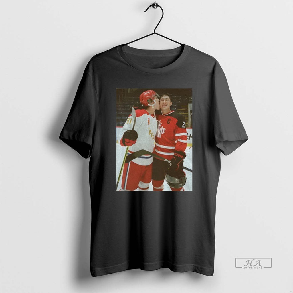 Official Ilya Rozanov Licks Shane Hollander Face Photo